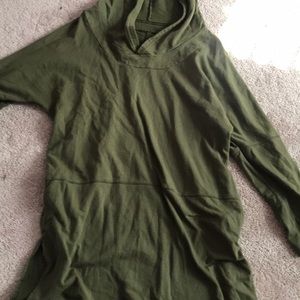 Hooded T-shirt dress